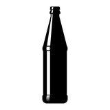 160x160 Silhouette Of A Glass Beer Bottle Stock Image And Royalty Free