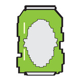 160x160 Silhouette Of A Beer Can Stock Image And Royalty Free Vector