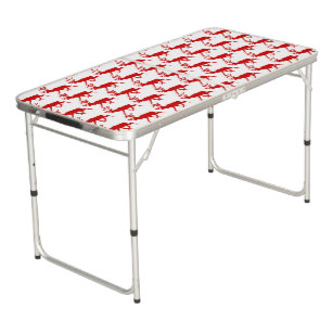 307x307 Deer Beer Pong Tables Zazzle