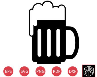 340x270 Beer Mug Svg File Etsy