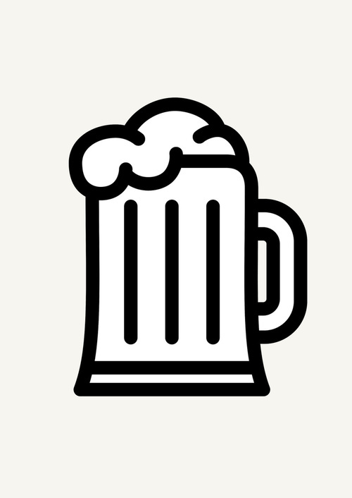 500x706 Icon Prints Drinks Serie By Brigada Creativa, Via Behance Deco