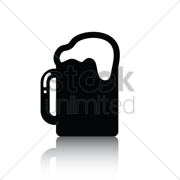 Beer Vector Silhouette