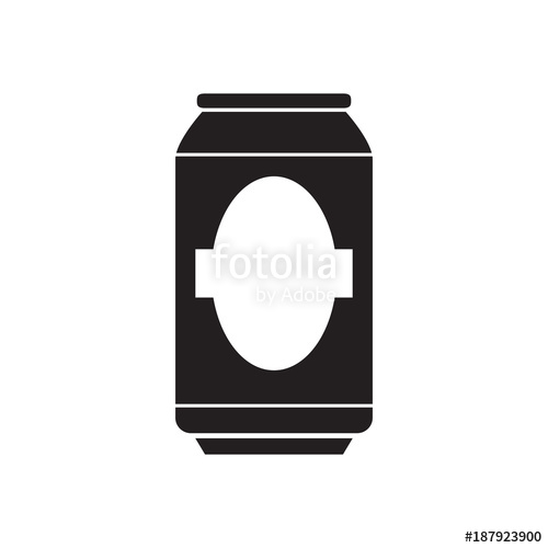 500x500 Silhouette Of A Beer Can Stock Image And Royalty Free Vector