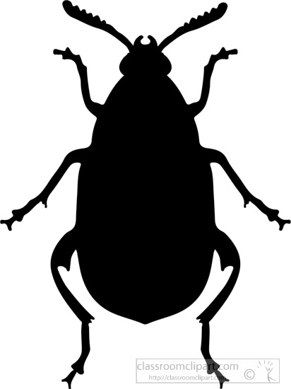 412x550 Silhouettes Clipart Insect Beetle Silhouette Clipart 4