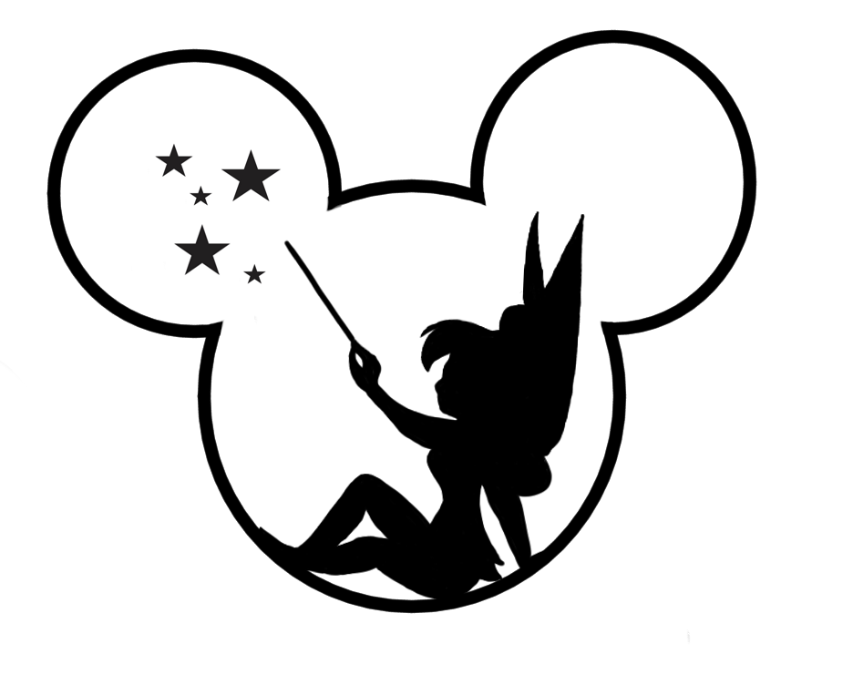 936x752 Tinker Bell Silhouette By Boredbrian