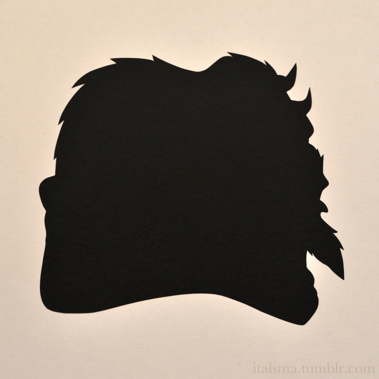 1280x1280 And The Beast Dancing Silhouette