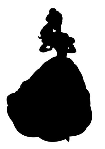 Belle Silhouette at GetDrawings | Free download