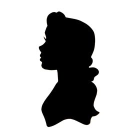 Belle Silhouette Disney at GetDrawings | Free download