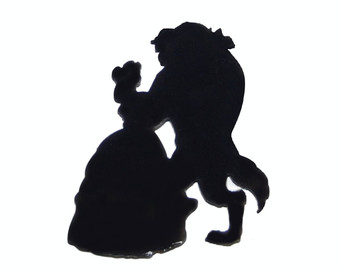 340x270 Disney Princess Silhouette Belle Silhouette Beauty And