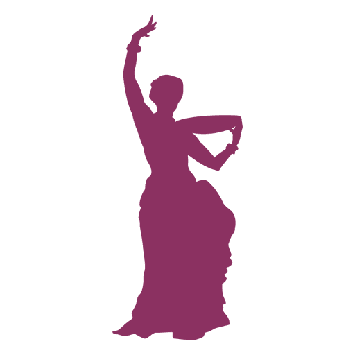 512x512 Belly Dancer Dancing Silhouette