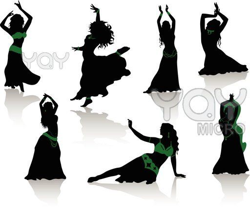 Belly Dancer Silhouette Clip Art at GetDrawings | Free download