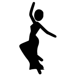 256x256 Belly Dance Clip Art 256x256