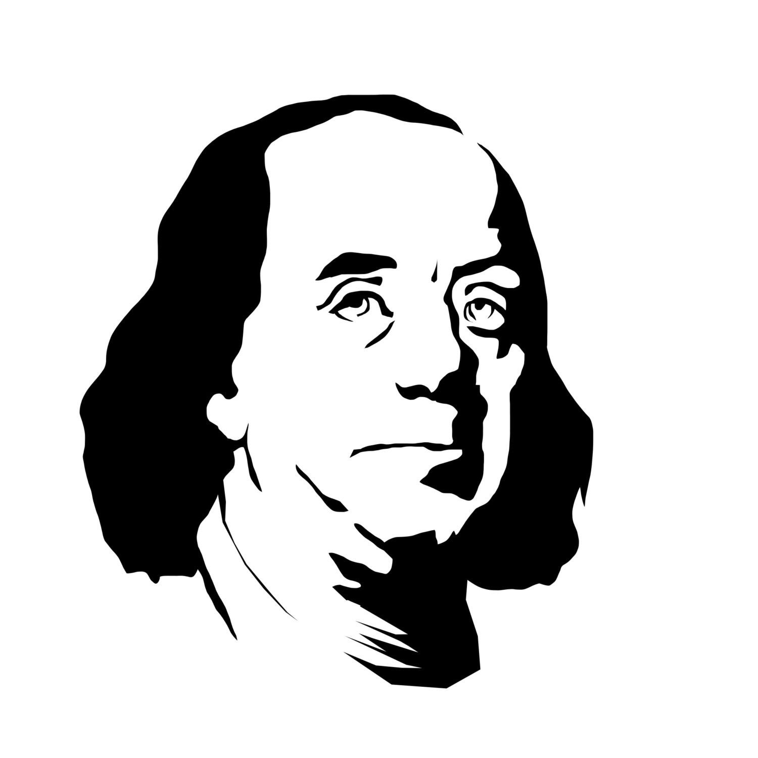 1500x1500 Benjamin Franklin Die Cut Decal Car Window Wall Bumper Phone