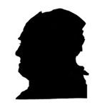 150x154 Benjamin Franklin Silhouette Founding Fathers Christmas Tree