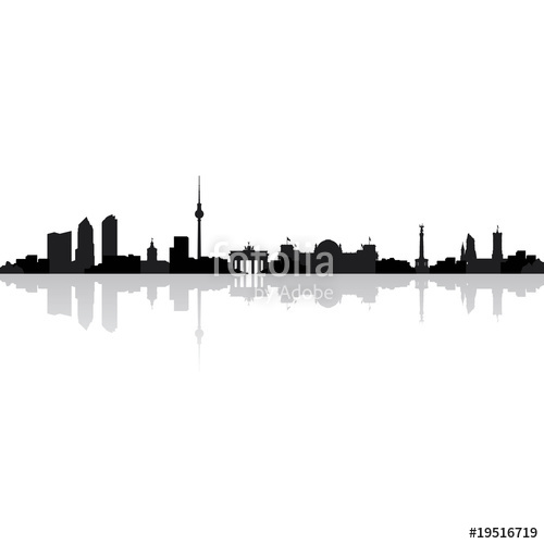 500x500 Berlin Skyline Stock Image And Royalty Free Vector Files