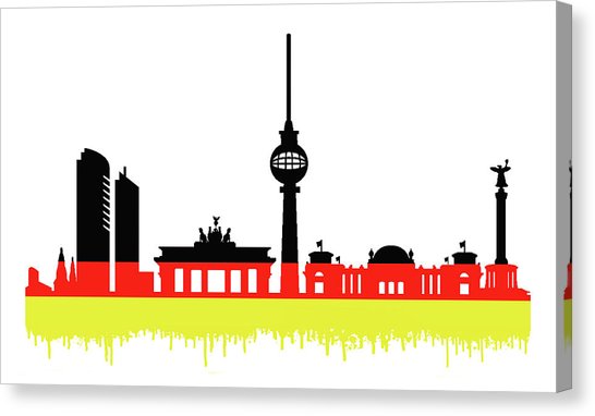 546x382 Berlin Skyline Canvas Prints