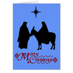 307x307 Donkey Silhouette Cards