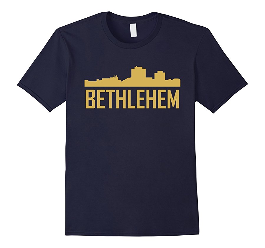 899x841 Bethlehem Pennsylvania Skyline Silhouette T Shirt