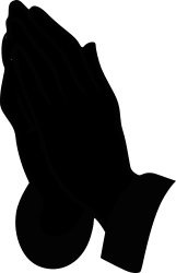 161x250 Meflick's Various Forms Of Cut Files Praying Hands Silhouette