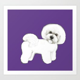 264x264 Bichon Art Prints Society6