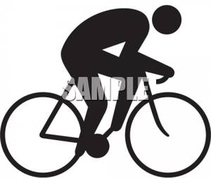 300x254 Silhouette Of A Man Riding A Bicycle