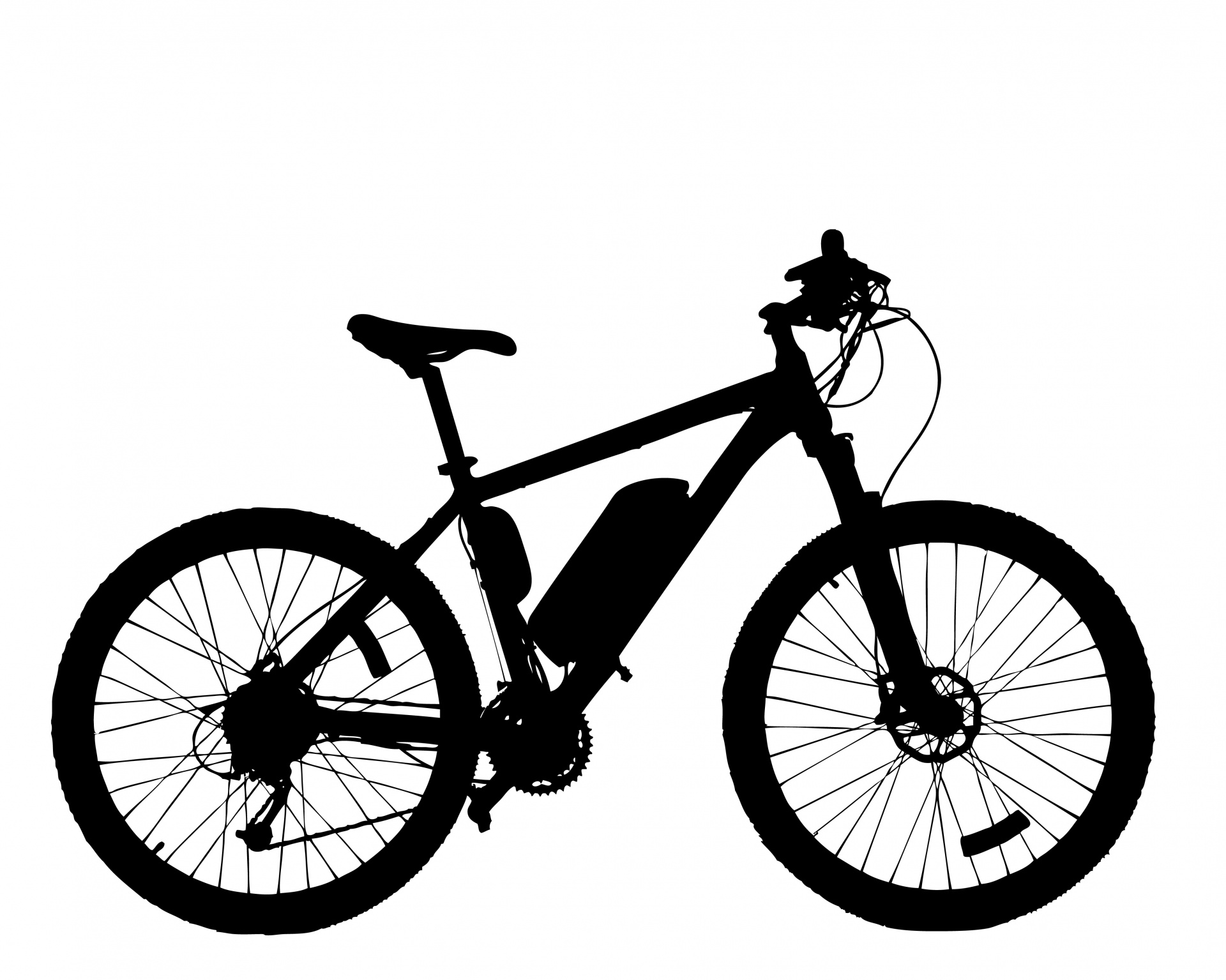 1920x1535 Bicycle Silhouette Free Stock Photo