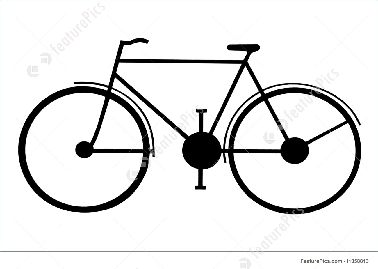 1300x924 Transportation Silhouette Of A Bike On Sign