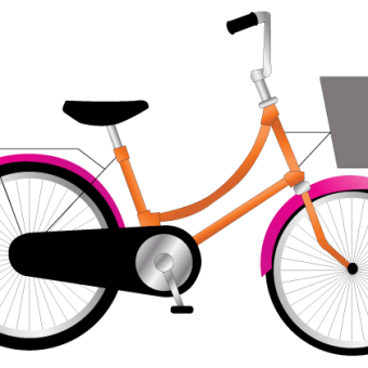 340x340 Free Bicycle Silhouette Vector 123freevectors