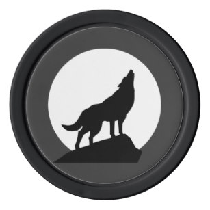 307x307 Wolf Poker Chips Zazzle