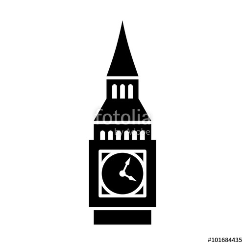 500x500 Big Ben Clock Tower Elizabeth Tower In London Flat Icon