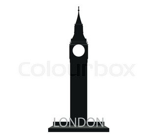 320x280 Famous British Clock Tower Big Ben Stock Vector Colourbox