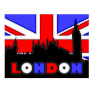 307x307 Big Ben Silhouette Cards