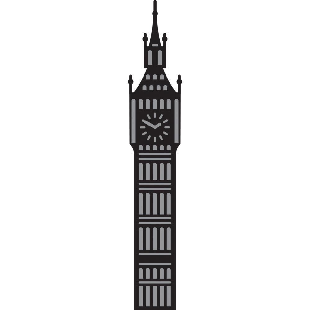 1000x1000 Big Ben Silhouette Clipart