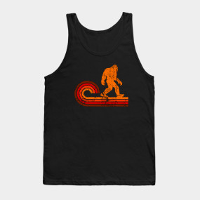 285x285 Retro Style Bigfoot Silhouette Sasquatc