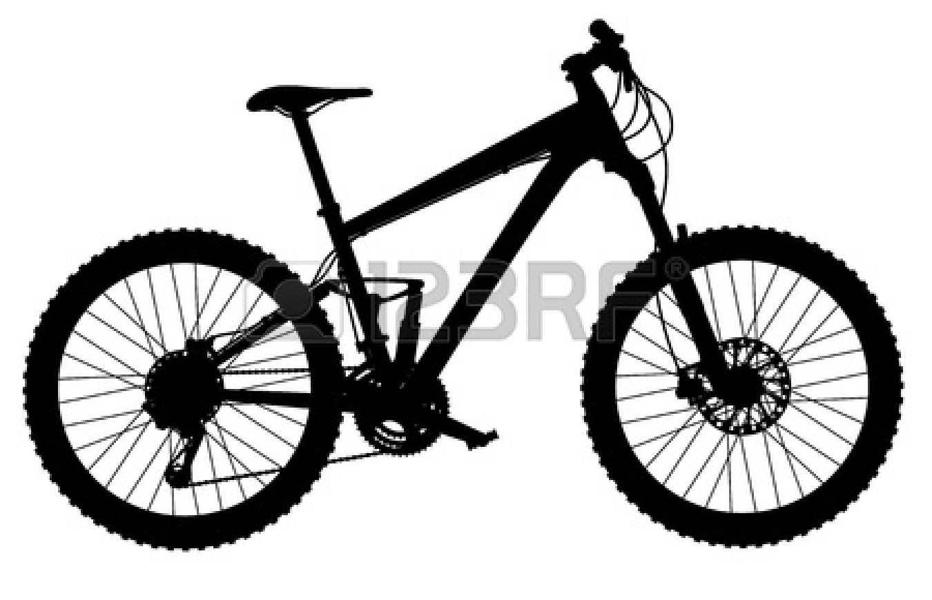 1350x870 Bike Silhouette Clipart