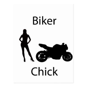 307x307 Biker Chick Postcards Zazzle Uk