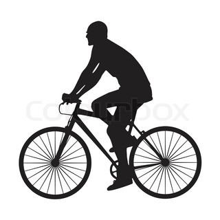 320x320 Vector Image Of Sports Bike. Silhouettes On A White Background