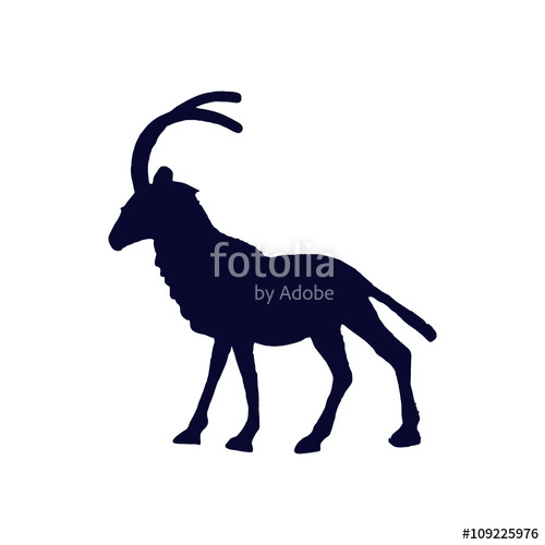 500x500 Billy Goat Silhouette Stock Image And Royalty Free Vector Files