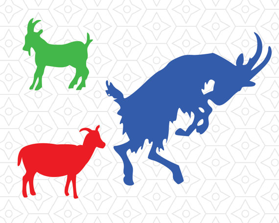 570x456 Billy Goat Vector Collection, Svg, Dxf And Eps Vector Files