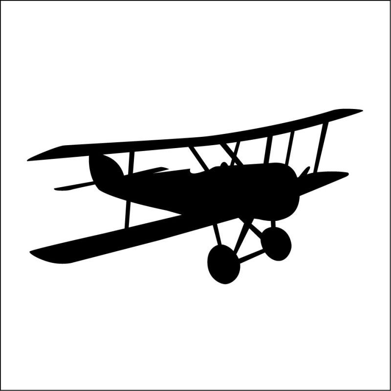 Biplane Silhouette at GetDrawings | Free download