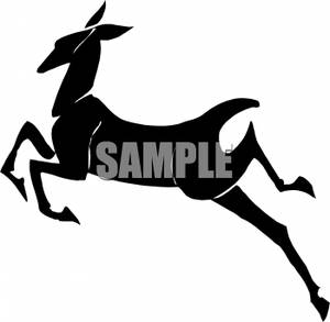 300x293 Deer Silhouette