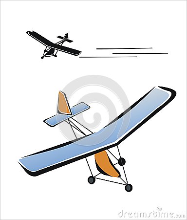 384x450 Microlight Clipart