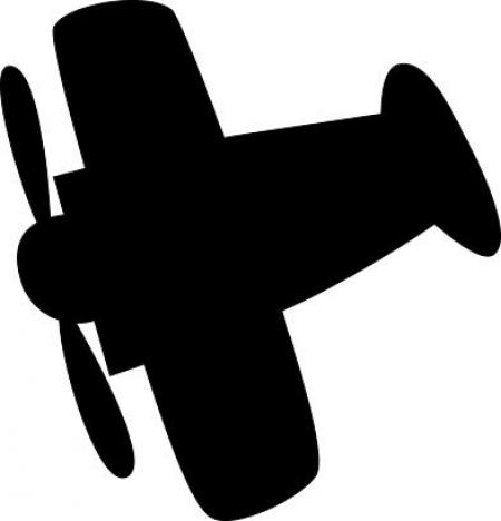 Biplane Silhouette Clip Art at GetDrawings | Free download