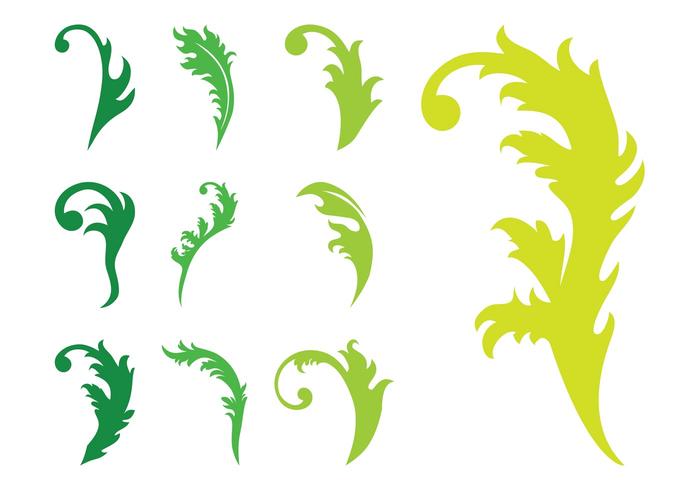 700x490 Leaves Silhouettes Graphics