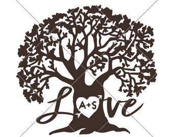 340x270 Wedding Tree Svg Etsy