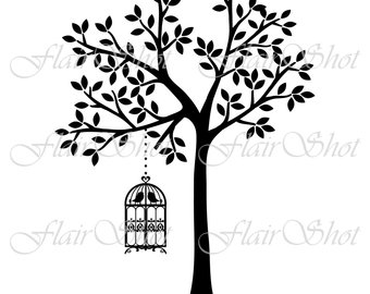 340x270 Bird Cage Clipart Etsy
