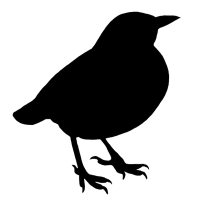 400x400 Bird Silhouette Clipart Transparent Png