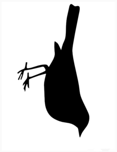 229x297 Bird Silhouette Clip Art
