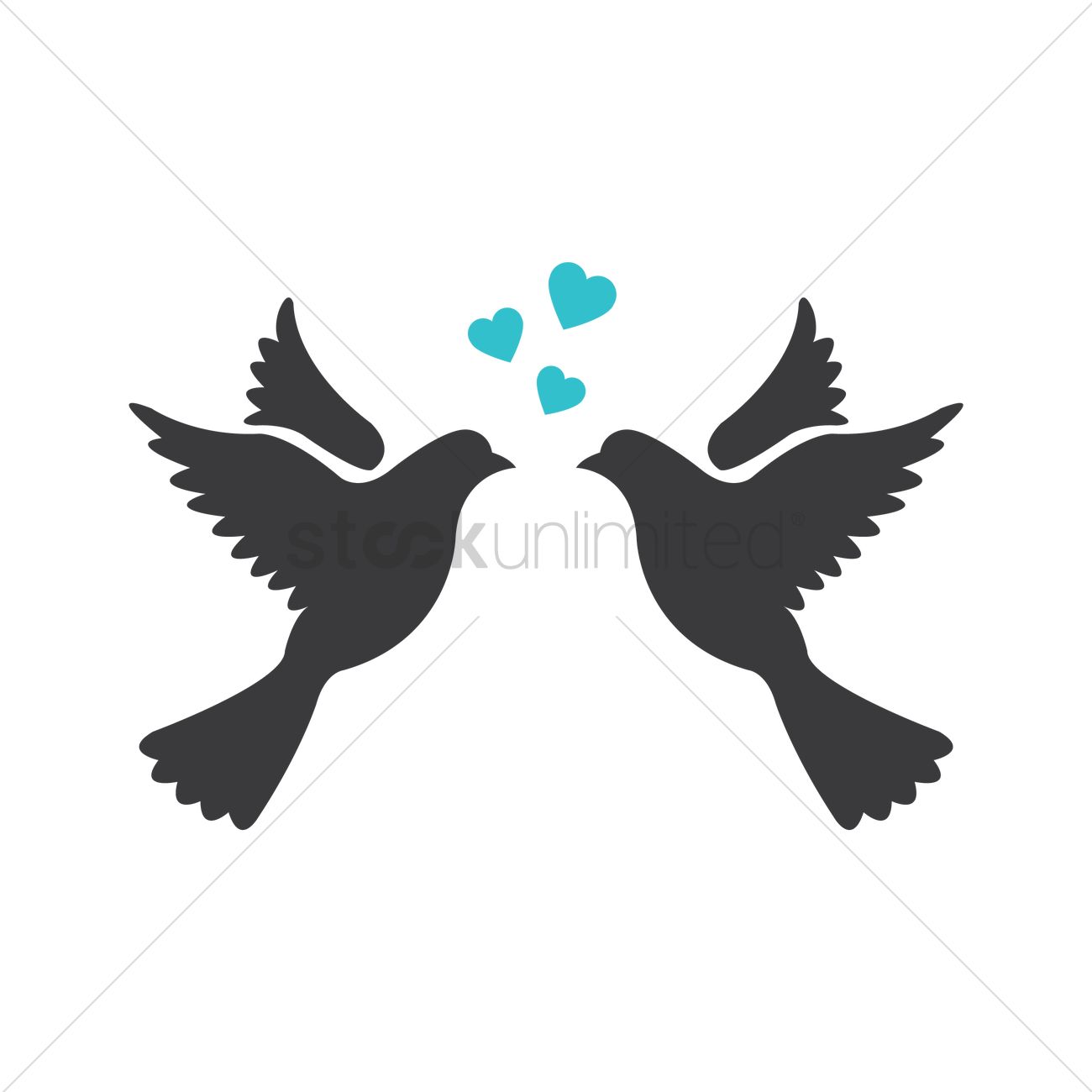 1300x1300 Two Bird Silhouette Clip Art