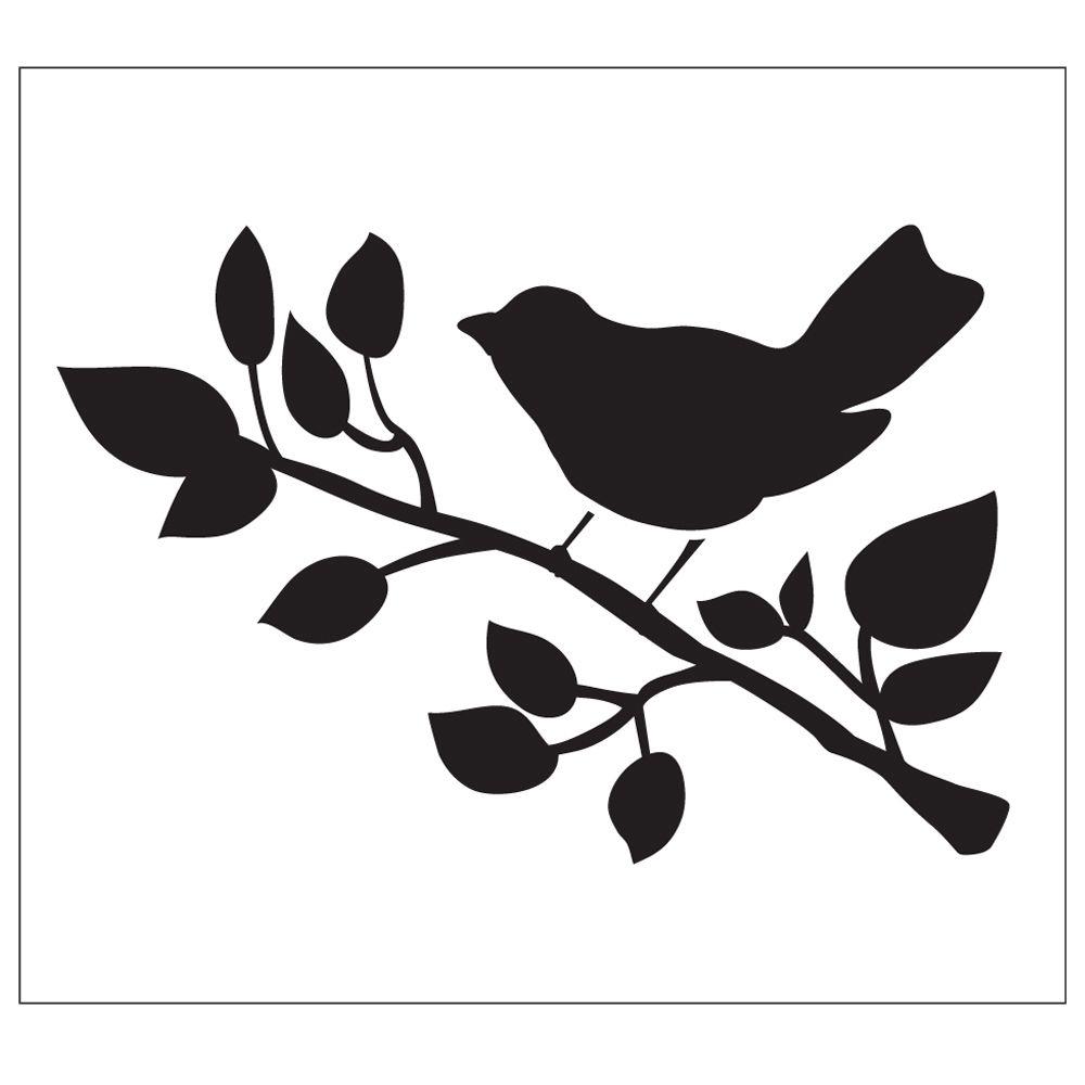 1000x1000 Folkart Bird Painting Stencils 30601